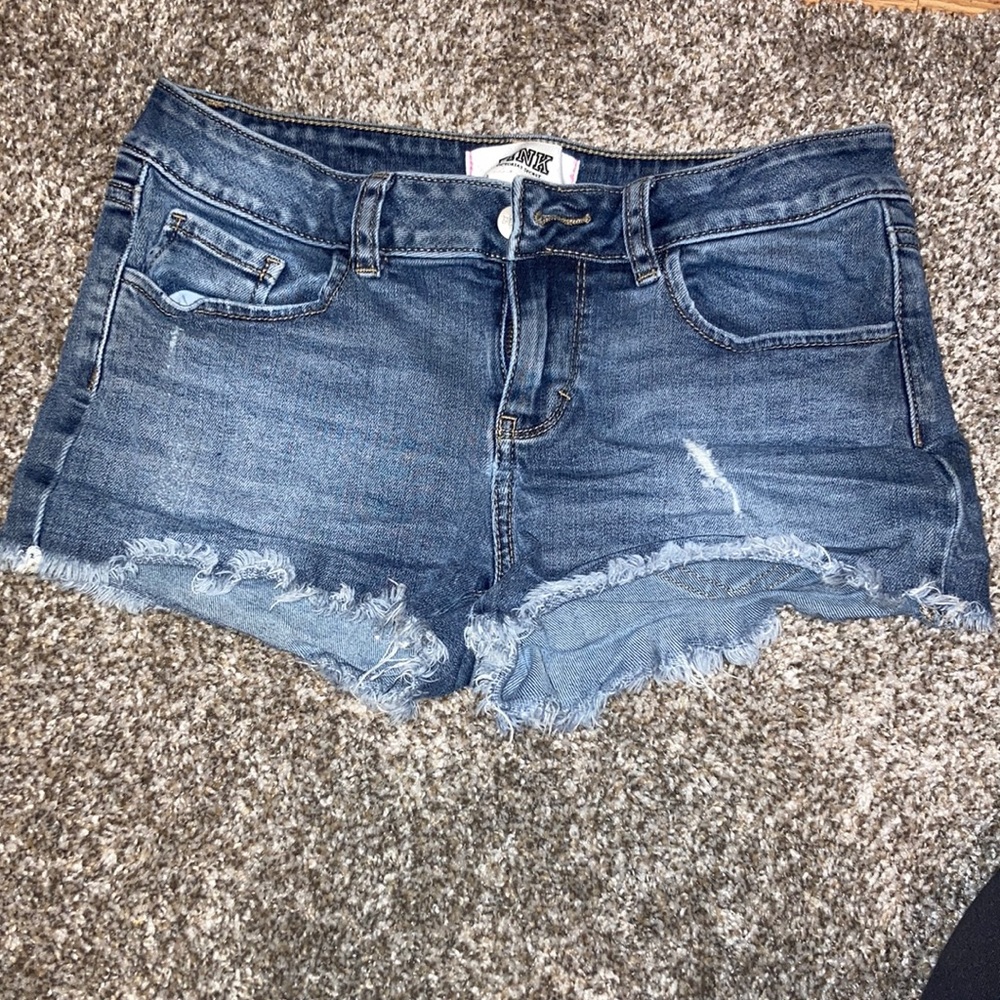 Denim shorts